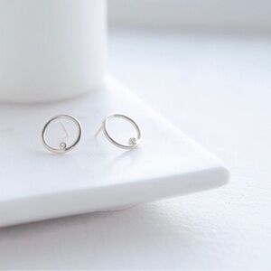 Mejuri Grace Orbit Earrings Sterling Silver